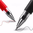 Caneta Rollerball com Tinta Gel, Material de Escritório, Cores da Tinta: Preta, Azul e Vermelha, Ponta Esferográfica 0,5mm, Ideal para Estudantes e Alunos.