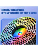 Conjunto de Marcadores Artísticos com 60 peças, Canetas Pincel Aquareláveis para Estudantes, Marcadores de Ponta Dupla à Base de Óleo para Estudantes de Arte