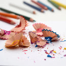 Conjunto de 50 lápis de cor com estojo de lona enrolável. Lápis artísticos profissionais para colorir, desenhar e esboçar. Perfeitos para estudantes.