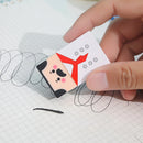 2 unidades de apagador de cabelo aleatório, apagador inteligente para ficar acordado até tarde, material escolar para estudantes carecas