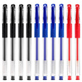 Caneta Rollerball com Tinta Gel, Material de Escritório, Cores da Tinta: Preta, Azul e Vermelha, Ponta Esferográfica 0,5mm, Ideal para Estudantes e Alunos.