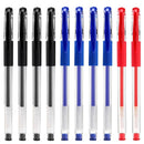 Caneta Rollerball com Tinta Gel, Material de Escritório, Cores da Tinta: Preta, Azul e Vermelha, Ponta Esferográfica 0,5mm, Ideal para Estudantes e Alunos.