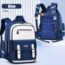 Mochila escolar infantil ergonômica de grande capacidade para meninas e meninos do ensino fundamental e médio.