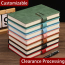 Caderno personalizado de couro vintage A5 com capa flexível – Companheiro perfeito para reuniões de negócios e para a vida universitária.