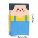 2 unidades de apagador de cabelo aleatório, apagador inteligente para ficar acordado até tarde, material escolar para estudantes carecas