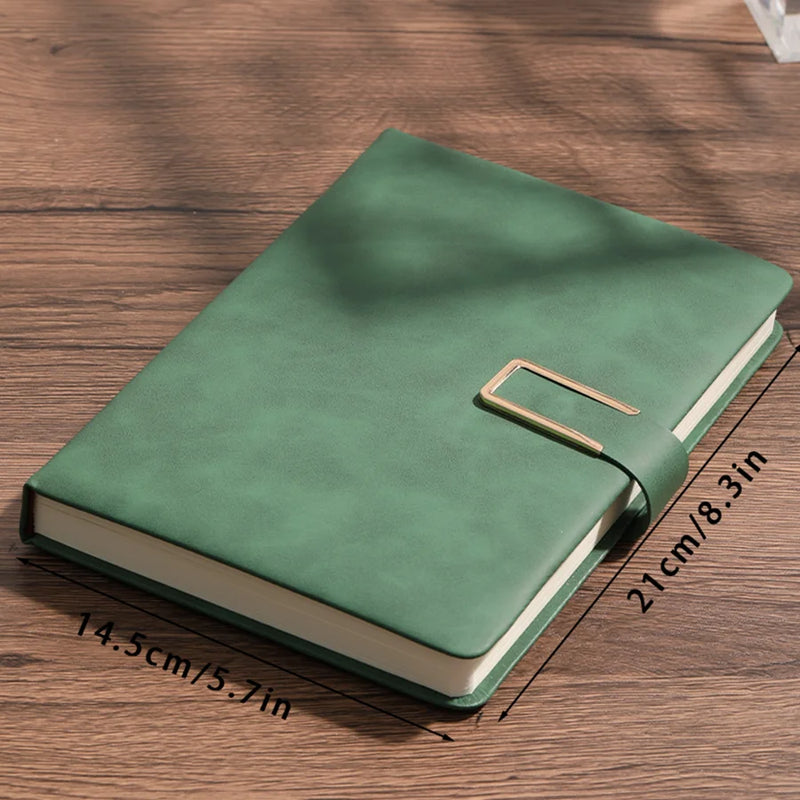 Caderno personalizado de couro vintage A5 com capa flexível – Companheiro perfeito para reuniões de negócios e para a vida universitária.