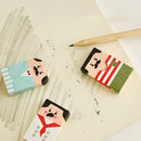 2 unidades de apagador de cabelo aleatório, apagador inteligente para ficar acordado até tarde, material escolar para estudantes carecas