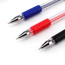 Caneta Rollerball com Tinta Gel, Material de Escritório, Cores da Tinta: Preta, Azul e Vermelha, Ponta Esferográfica 0,5mm, Ideal para Estudantes e Alunos.